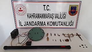 Kahramanmaraş’ta tarihi eser operasyonu 