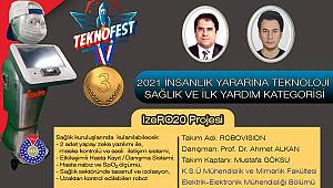 TEKNOFEST 2021’e Katılan ‘RoboVision’ Takımımız 3. Oldu