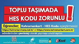 Toplu Taşımada HES Kodu Zorunlu! 