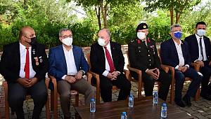 Vali Coşkun, Gazilerle yakından ilgilenerek hasbihal etti