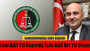 Yeni Adli Yıl Hepimiz İçin Adil Bir Yıl Olsun 