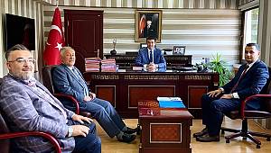 Başkan Sarıaltun'dan Kaymakam Ayrancı’ya tebrik ziyareti