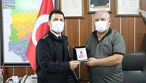 Jandarma Komutanı Özdurhan, muhtarları ziyaret etti