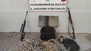 Kahramanmaraş’ta bağ evi hırsızları tutuklandı