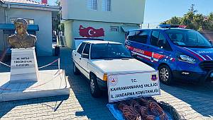 Kahramanmaraş’ta bakır kablo hırsızları yakalandı