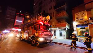 Kahramanmaraş’ta çatı yangını