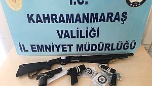Kahramanmaraş’ta yasa dışı silah kullanan 6 kişi yakalandı
