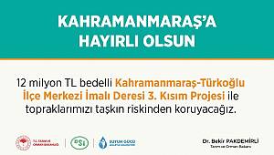 Türkoğlu’na 12 Milyon TL’lik Yatırım Müjdesi