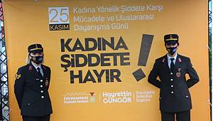 Jandarma kadına şiddete ‘Hayır’ dedi..