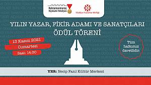 TYB Ödül Töreni Kahramanmaraş’ta Düzenlenecek!