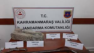 Antika eser ve uyuşturucu madde ele geçirildi..
