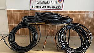 Kahramanmaraş’ta kablo hırsızları tutuklandı