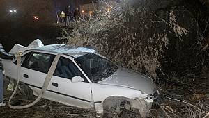 Kahramanmaraş’ta otomobil şarampole uçtu: 5 yaralı