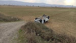 Kahramanmaraş’ta otomobil takla attı: 2 yaralı