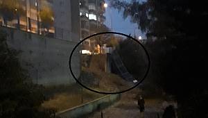 Türk Telekom Orta okulunun istinat duvarı yıkıldı 