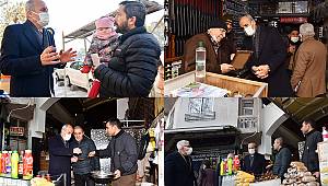 Başkan Okay, Kapalı Çarşı Esnafıyla Bir Araya Geldi
