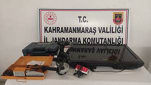 Elbistan’da testere hırsızları yakalandı