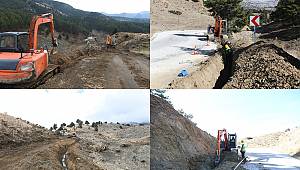 Göksun - Yeşilköy Mahallesi İçmesuyu Şebeke Hattı Çalışmaları Tamamlandı