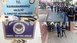 Kahramanmaraş’ta 12’si silahlı 90 kişi yakalandı