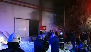 Kahramanmaraş’ta tekstil fabrikasında yangın çıktı