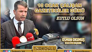 Şehrimizin ve Milletimizin Gözü, Kulağı Olan Tüm Basın Mensuplarımızın Günü Kutlu Olsun 