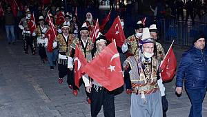102. Yıl Kurtuluş Etkinlikleri Kapsamında Kortej Yürüyüşü Yapıldı