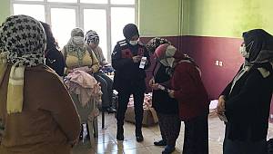 Jandarma çalışan kadınlara KADES’i anlattı