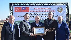 Kahramanmaraş'tan Taiwan'a Dostluk fidanları dikildi..