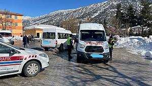 Okul servisleri denetlendi 