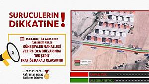 Büyükşehir’den Sürücülere Uyarı.