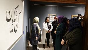 Hüsni Hat Sergisi Kapılarını Ziyaretçilerine Açtı