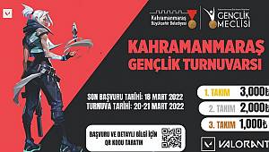 Kahramanmaraş Gençlik Turnuvası Başlıyor..