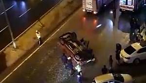 Kahramanmaraş’ta otomobil takla attı: 3 yaralı