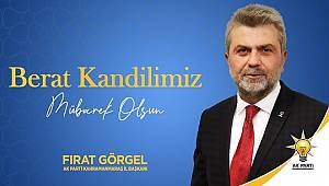 Kahramanmaraşlı hemşehrilerim ve Müslümanların Berat Gecesi mübarek olsun..