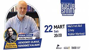 Kemal Sayar’la Söyleşi Gerçekleştirilecek