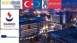 SANKO, Gaziantep’te Eurodesk Temas Noktası Olmaya Hak Kazanan Tek Üniversite Oldu