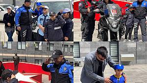 Down Sendromlu Çocuklardan Polis Teşkilatına Anlamlı Ziyaret