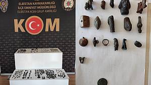 Elbistan’da tarlasında sürerken hazine buldu
