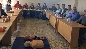 İl Sağlık Müdürlüğü Tarafından KSÜ Personeline İlkyardım Eğitimi Verildi
