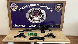 Kahramanmaraş’ta 14 Şüpheli Şahıstan, 15 Adet Silah Ele Geçirdi