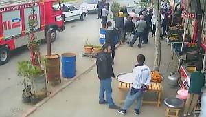 Kahramanmaraş'ta kaza anı kamerada