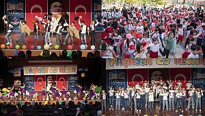 SANKO Okulları Öğrencileri Dans Gösterileri, Şarkılı Oyun Gösterisi, Şiirler ve Oratoryo İle Bayram Kutlaması Yaptı 