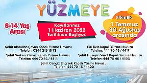 Onikişubat Belediyesi yaz yüzme kurslarına kayıtlar başlıyor