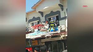 Pazarcık’ta kuyumcu atölyesi yandı 