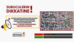 Sürücülerin Dikkatine! O yol 10 Hazirana kadar kapalı