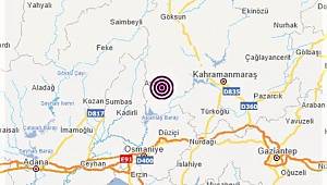 Andırın’da 2.2 şiddetinde deprem