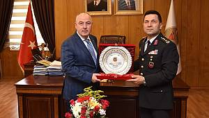 Jandarma Teşkilatı’nın 183. Kuruluş Yıl Dönümü Münasebetiyle Vali Coşkun’a Ziyaret