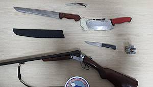 Kahramanmaraş’ta 14 Şüpheli Şahıstan, 14 Adet Silah Ele Geçirildi