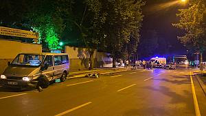 Kahramanmaraş’ta hafif ticari araç ile otomobille çarpıştı