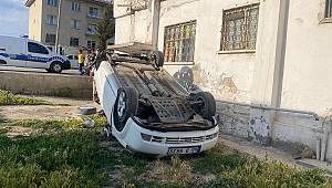 Kahramanmaraş’ta otomobil takla attı: 1 yaralı